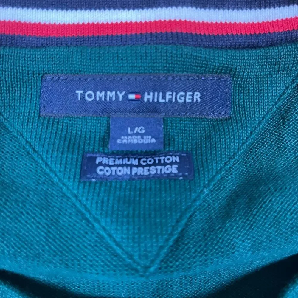 Tommy-hilfiger Men's Green Jumper